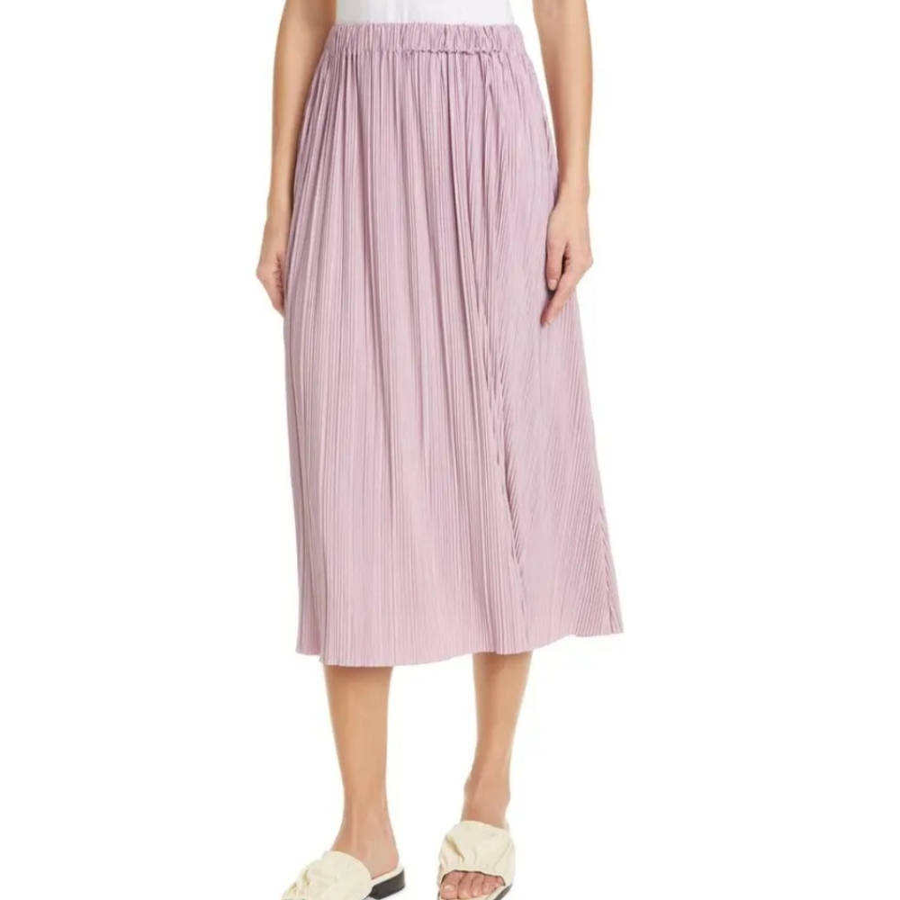 Samsoe Samsoe Mauve Shadow Uma Pleated Skirt